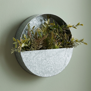 <b>Wall</b> Pocket <b>Planter</b> Galvanized Metal <b>Planters</b> Olive Bucket Living - Product Image 3