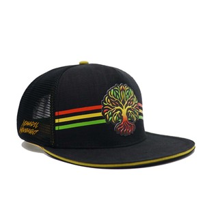 Casquette de baseball trucker OEM 5 panneaux en maille avec logo en caoutchouc, style hip-hop, unisexe, 100% coton, performance sportive, cyclisme - Product Image 2