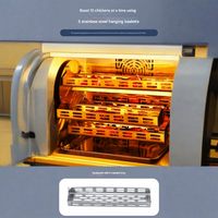 Four à micro-ondes électrique avec fonctions grill et cuisson pour rôtir rapidement le poulet, usage commercial pour boulangerie