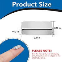 Super Strong Magnetic Neodymium N52 Large Square Thin Flat Powerful Permanent Magnet for Generator