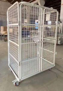 Kho công nghiệp bền giao thông vận tải hậu cần gấp lồng Xe đẩy giỏ hàng - Product Image 4