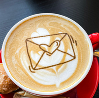 Imprimante à café Wi-Fi compacte LLRH EB-FM1, machine d'impression jet d'encre comestible, idéale pour le café, la bière et les cocktails