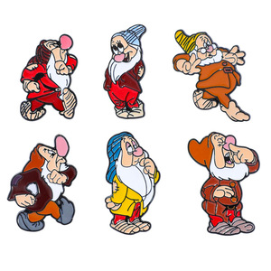 Großhandel anpassen Cartoon Film Charakter Zwerge Legierung Brosche Mode Neuankömmling Emaille Anstecknadel - Product Image 1