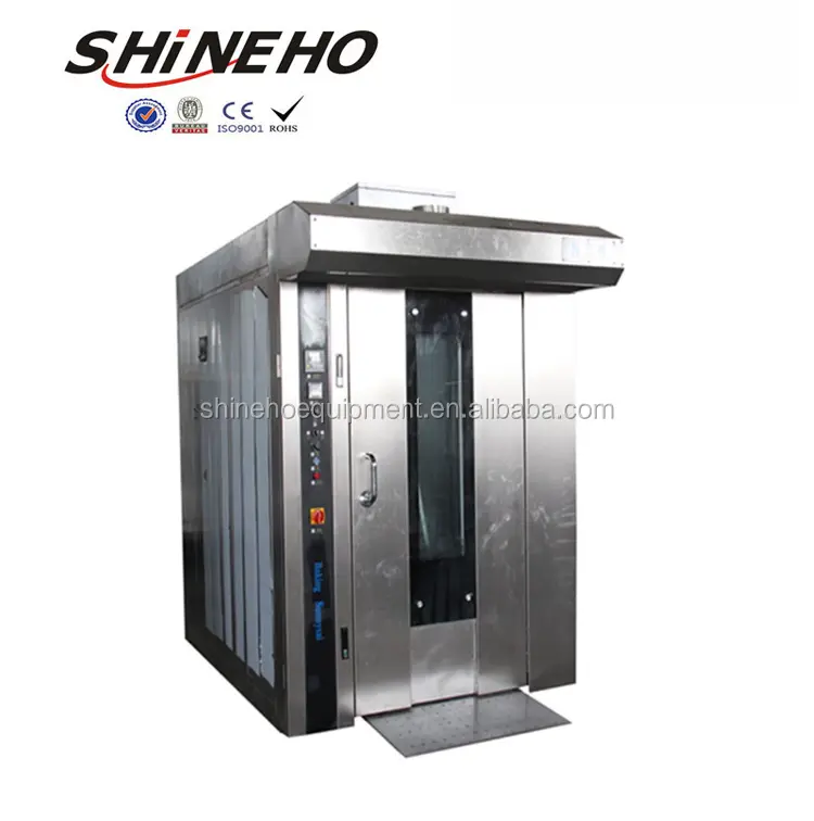 ShinehoIndustrial troli oven putar, untuk Toko Roti