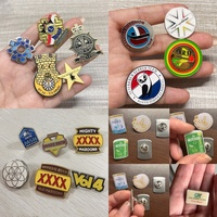Insignia Metálica Personalizada con Impresión UV por Sublimación, Pin de Solapa Dorado con Logotipo para Promociones Empresariales y Souvenirs