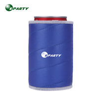 OEM Impression de logo personnalisé Thermos congélateur porte-canette Tube en néoprène 5mm isolé glace bière Stubby titulaire emballé canette glacière