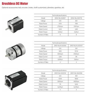 Motor Eléctrico BLDC 24V/48V 157W/315W/470W 3000RPM 1.5-4.5Nm Imán Permanente Impermeable Eje Hueco Montaje con Brida CE ROHS - Product Image 4