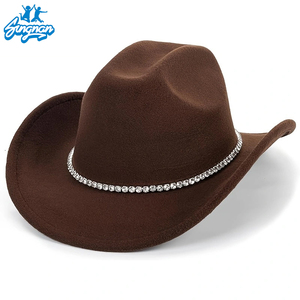 Accessoires de <span class=keywords><strong>cowboy</strong></span> western : Ceintures à rivets tendance pour femmes, Chapeaux de <span class=keywords><strong>cowboy</strong></span> à large bord pour l'hiver, 2026 Sport Décontracté Extérieur - Product Image 6