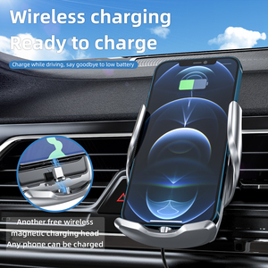 Derniers produits technologiques Support de téléphone de voiture <span class=keywords><strong>pour</strong></span> bouche d'aération magnétique à lumière ambiante LED à serrage automatique personnalisé <span class=keywords><strong>Chargeur</strong></span> de voiture sans fil 15W - Product Image 6