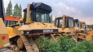 รถดันดินตีนตะขาบ CAT สีเหลือง รุ่น D6R มือสอง เครื่องยนต์ประสิทธิภาพสูง ผลิตในสหรัฐอเมริกา - Product Image 3