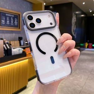 Funda Magnética Rígida de Acrílico con Marco de TPE de 2.0 mm para iPhone 17 Pro Max, Marco de Cámara con Logotipo Personalizable, Funda para iPhone 17 16 - Product Image 5