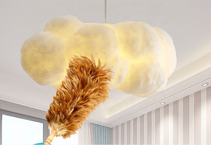 2023 nouvelle lampe suspendue créative en nuage pour salle à manger, lampe suspendue en nuage blanc pour <span class=keywords><strong>restaurant</strong></span> - Product Image 3