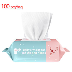 Bavoirs — lingettes jetables en eau Pure pour bébés, 100 pièces/sac, <span class=keywords><strong>meilleur</strong></span> choix pour bébés - Product Image 3