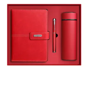 corporate gift set luxury promotional advertising promotional items with logo gifts vacuum flask pen A5 notebook business gift s