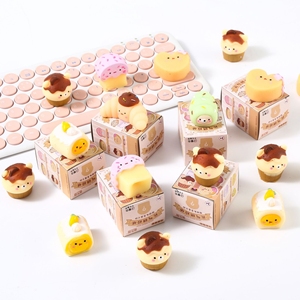 Hot Selling Mini Mochi Squishy Cute Food-Style Creative Decompression Simulation Trick <b>Squeeze</b> Toys for Kids Boys and Girls - Product Image 4