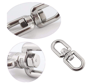 Anillo de <span class=keywords><strong>ojo</strong></span> giratorio de acero inoxidable, conector colgante de doble punta, gancho de <span class=keywords><strong>ojo</strong></span> a <span class=keywords><strong>ojo</strong></span> - Product Image 6