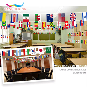 Tùy chỉnh lễ kỷ niệm lễ hội trang trí chuỗi cờ giá thấp Polyester pennants Bunting cờ - Product Image 3