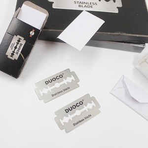 Bán Buôn Tùy Chỉnh An Toàn Dao Cạo Thụy Điển Nhập Khẩu Đôi Cạnh Lưỡi Dao Cạo Thép Không Gỉ Cho Cạo Râu - Product Image 4