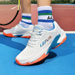 Chaussures <span class=keywords><strong>de</strong></span> badminton en maille respirante pour hommes et femmes, chaussures d'entraînement <span class=keywords><strong>de</strong></span> tennis, chaussures <span class=keywords><strong>de</strong></span> padel en caoutchouc absorbant les chocs - Product Image 6