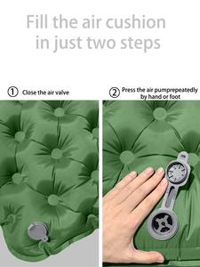 Matelas de <span class=keywords><strong>camping</strong></span> gonflable confortable en TPU avec double <span class=keywords><strong>pompe</strong></span> <span class=keywords><strong>à</strong></span> <span class=keywords><strong>pied</strong></span>, oreillers et <span class=keywords><strong>pompe</strong></span> <span class=keywords><strong>à</strong></span> <span class=keywords><strong>pied</strong></span> intégrée - Product Image 4