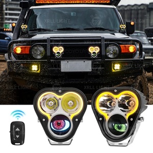 Evil'S Accesorios 24V para Motocicleta, Sistemas de Faros Delanteros con Diseño de Cabeza de Demonio, Luces LED Todoterreno para Camiones y Vehículos - Product Image 1
