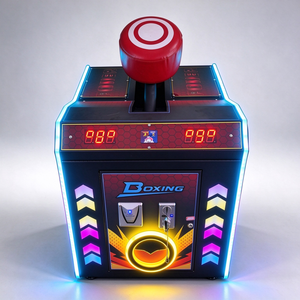 Máquina de Boxeo Operada <span class=keywords><strong>con</strong></span> Monedas, <span class=keywords><strong>con</strong></span> Pantalla LED de Puntuación, Aceptador de Monedas y Luces LED de Colores para Salas de Juegos y Vestíbulos de Clubes - Product Image 6