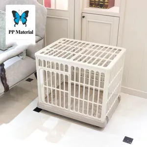 Foldable airline approved small stackable kennels for pet portable travel outdoor cat dog carriers house pet cages