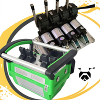 Camion télécommandé Dinghui de haute qualité, étanche, avec 4 leviers de commande, valve hydraulique, télécommande sans fil rechargeable 500m