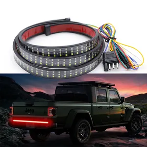 Multifunction LED Tailgate Light Bar Strip Lights with Turn Signal Brake Reverse Double Flash Pickup Trunk Tail Lamp