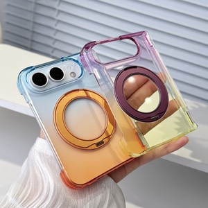 เคสโทรศัพท์แม่เหล็กใสไล่เฉดสีแบบขายส่งสำหรับ iPhone 18 Ultra พร้อม 360 °   แท่นวางโทรศัพท์พร้อมที่ชาร์จไร้สาย ฝาครอบแข็งป้องกันการกระแทก - Product Image 3