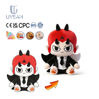 Uyeah OEM/ODM Peluche personnalisée en forme de personnage de dessin animé, garçon ou fille, avec cheveux et vêtements, style idole anime, mignonne et douce