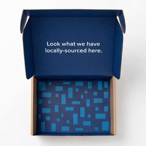 Caja de cartón corrugado plegable con logotipo personalizado para transporte postal y embalaje de regalos de ropa - Product Image 3