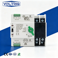 Nouveau modèle ATS 2P 4P 63A 230V 380V Disjoncteur miniature Commutateur de transfert automatique double alimentation