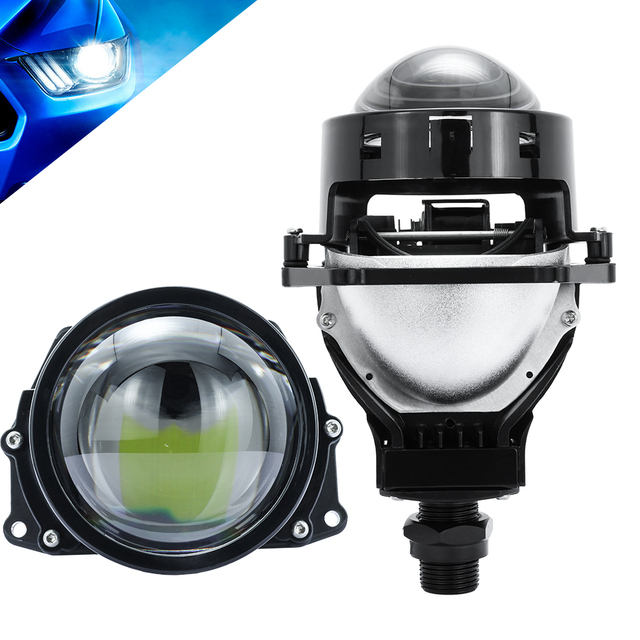 12V H/L Beam Zdp07 42000Lm 6000K 3.0 Inch Bi-Led Projector Lens for Car Auto H4 H7 Hb3 9005 Projector Ip67