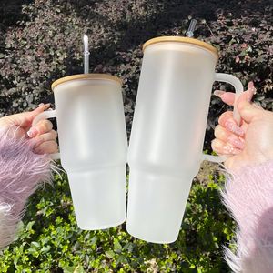 Vaso de Viaje de Vidrio de 32 oz con Asa Reforzada para Condiciones de Carretera Irregular - Product Image 2