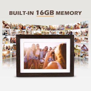Cadre photo numérique WiFi Cloud 10,1 pouces 1080P IPS avec écran tactile, 32 Go de mémoire, port Type-C, compatible Android 11 - Product Image 6