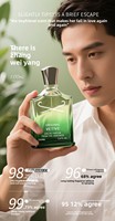 Parfum pour homme de marque privée, longue tenue, senteur de luxe Vetiver, parfum pour homme, vente en gros, spray EDP 100 ml