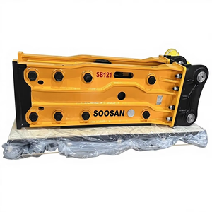 Accesorios para Excavadora SOOSAN SB121, Martillo Hidráulico Tipo Superior, Equipo de Construcción para Excavadoras de 28-35 Toneladas, Demolición - Product Image 1