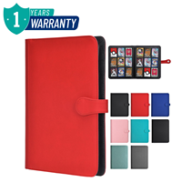 Classeur de rangement pour cartes à 9 pochettes, pages fixes, album à fermeture éclair pour cartes à collectionner TCG, cartes de sport et cartes de jeu