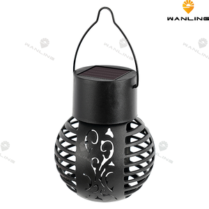 वाटरप्रूफ आउटडोर सौर पेंडेंट फांसी लालटेन फ्लैकरिंग लौ बगीचे के पाटियो यार्ड ट्री कैंपिंग सजावट के लिए प्रकाश का नेतृत्व किया - Product Image 6