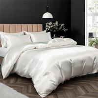 Fabricant chinois de linge de lit en soie de mûrier 100% pure, ensemble de housse de couette, drap en soie avec taie d'oreiller