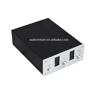 Preamplificador estéreo de tubo de vacío de material de aleación de aluminio negro para mini <span class=keywords><strong>tocadiscos</strong></span> Phono - Product Image 4