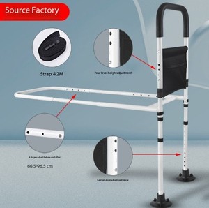 Hospital Medical Adjustable <b>Bed</b> Assist <b>Rail</b> Handle Bedside Handrails <b>Bed</b> <b>Rails</b> for Elderly Adults <b>Beds</b> - Product Image 5
