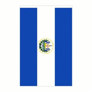 Banderines de El Salvador de 5.5x8 Pulgadas al por Mayor para Decoración Interior y Exterior (20 Piezas/Juego) - Product Image 2