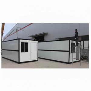 Casa modular de acero ligero de contenedor plegable prefabricado portátil fácil de instalar de lujo moderno a la venta - Product Image 1