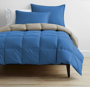 Made in Italy vừa xuống Quilt 100% cotton Bìa đồng bằng màu mềm plaidcomforter cm 180x260 cũng nhãn hiệu riêng - Product Image 4