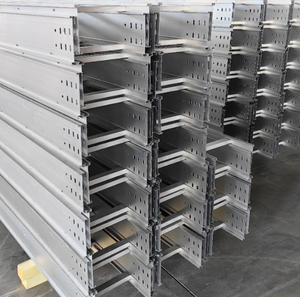 SuoLaiTe SLT11 - Bandeja Portacables Ignífuga Tipo Escalera, Galvanizada en Caliente, con Capacidad para 60 Piezas - Product Image 5