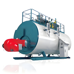 Chaudière à vapeur horizontale à tubes de flamme automatique WNS Série 1-20 tonnes, à économie d'énergie, EcoLow NOx, au <span class=keywords><strong>gaz</strong></span> naturel, au diesel léger et au mazout lourd, Shanghai - Product Image 2