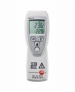 Testo 112 de haute qualité - Instrument de mesure de température monocanal officiellement calibrable - Product Image 1