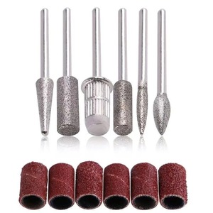 Bandas de lijado <span class=keywords><strong>para</strong></span> taladro de uñas, cabezales de pulido y recorte 6 en 1, herramientas portátiles <span class=keywords><strong>para</strong></span> uñas de gel acrílico, manicura y pedicura de cutículas - Product Image 4